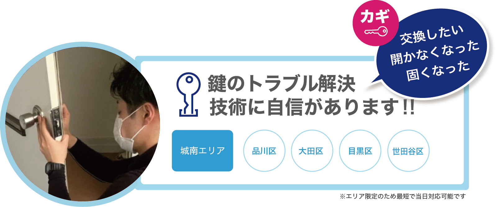 城南エリア　品川区　大田区　目黒区　世田谷区